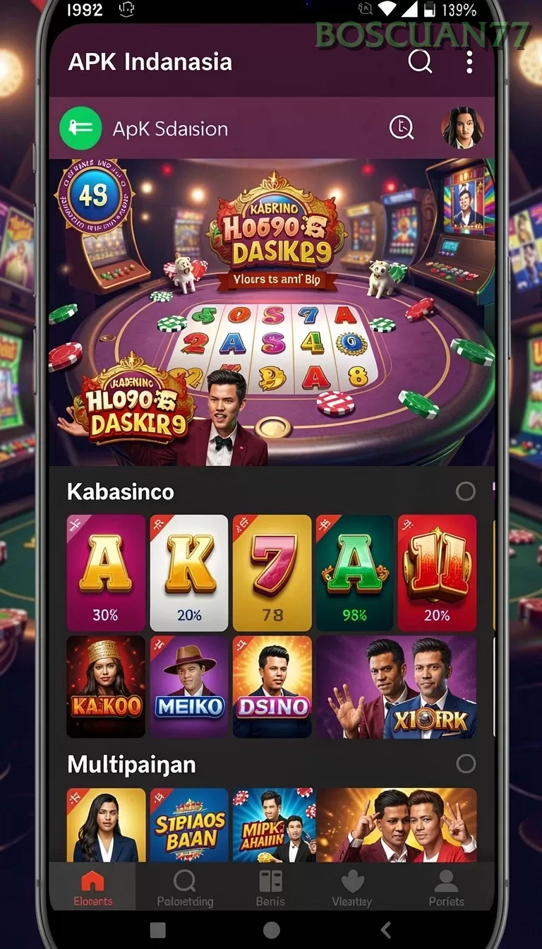 Cuplikan layar LUCKYDF — pengaturan akun