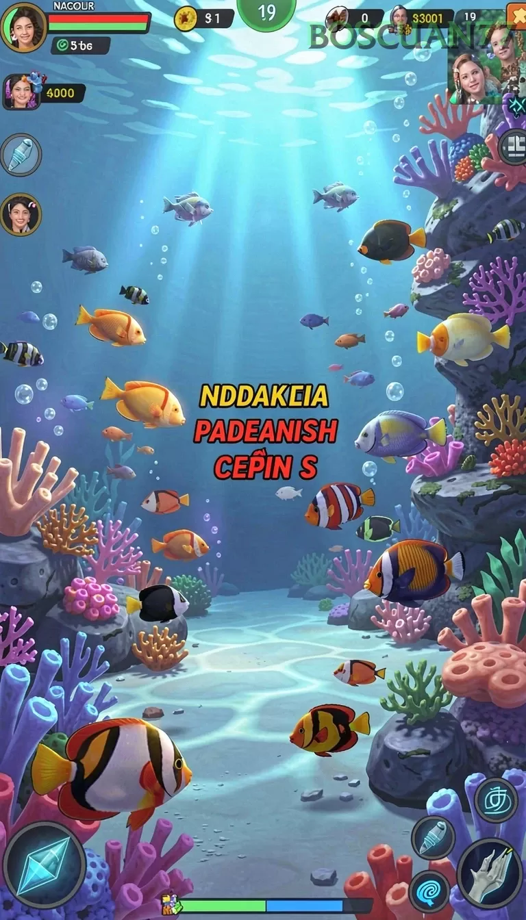Cuplikan layar DEWI222 — menu navigasi
