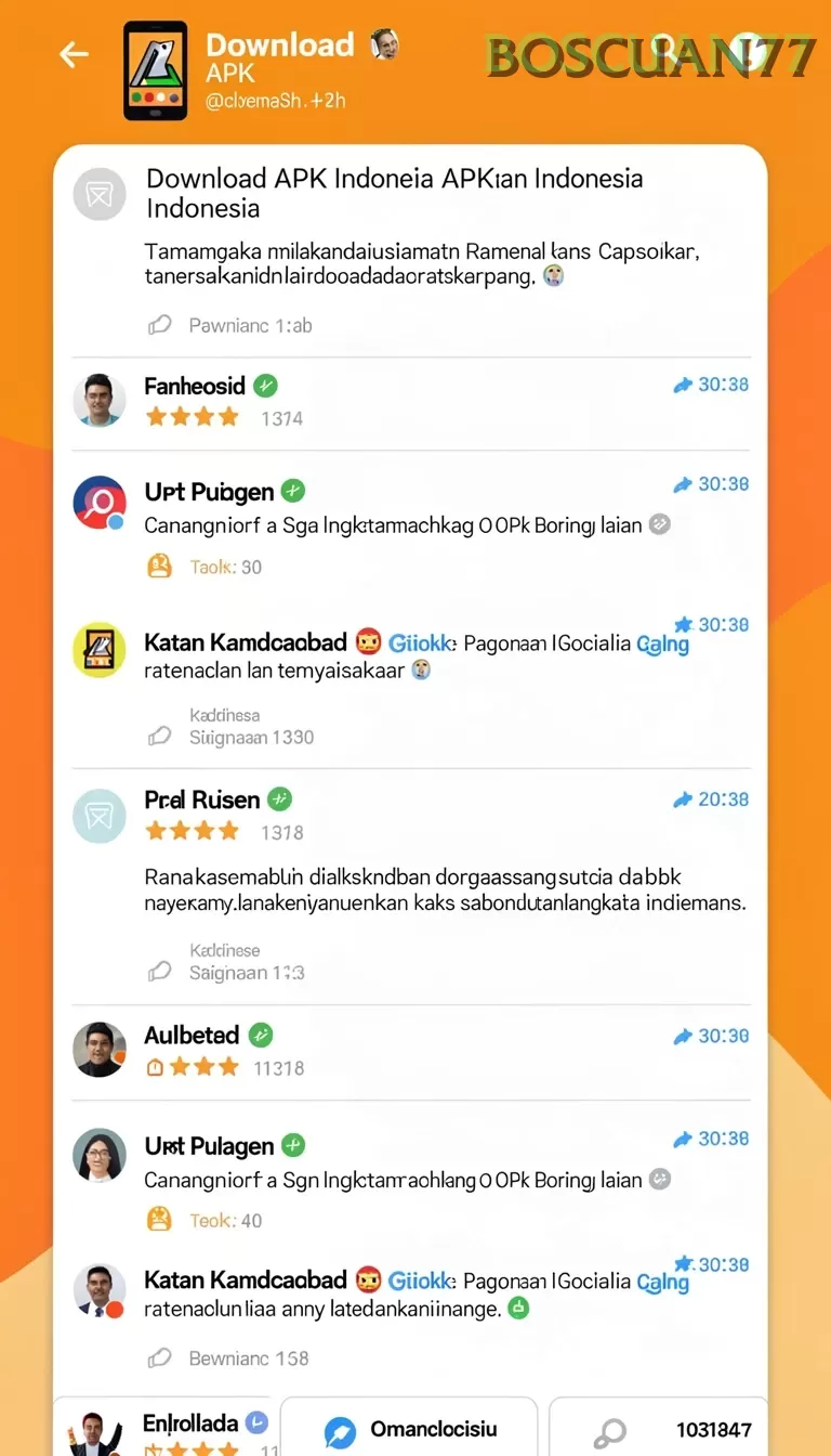 Cuplikan layar MEGA288 — menu navigasi