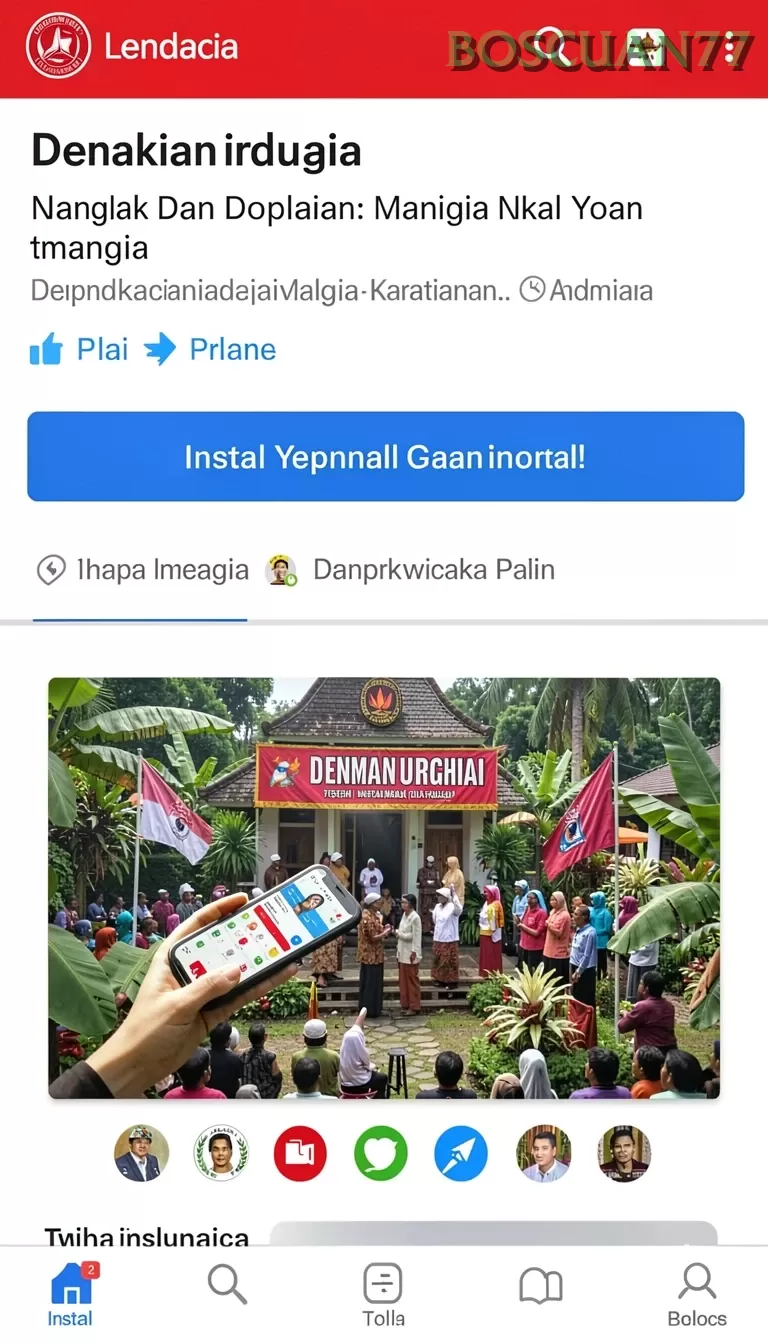 Cuplikan layar AYUWIN — menu navigasi