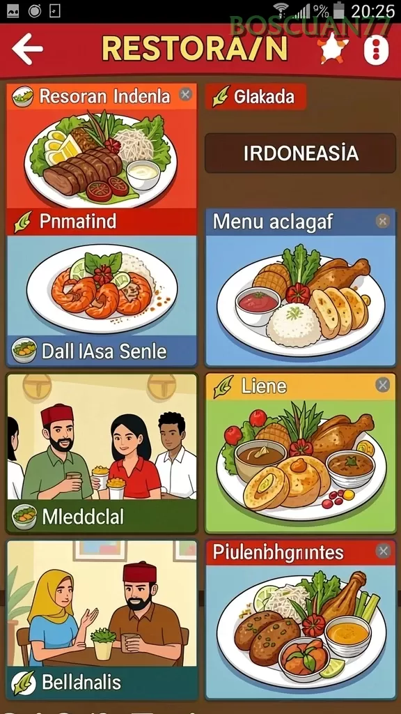 Cuplikan layar MAJ777 — aktivitas